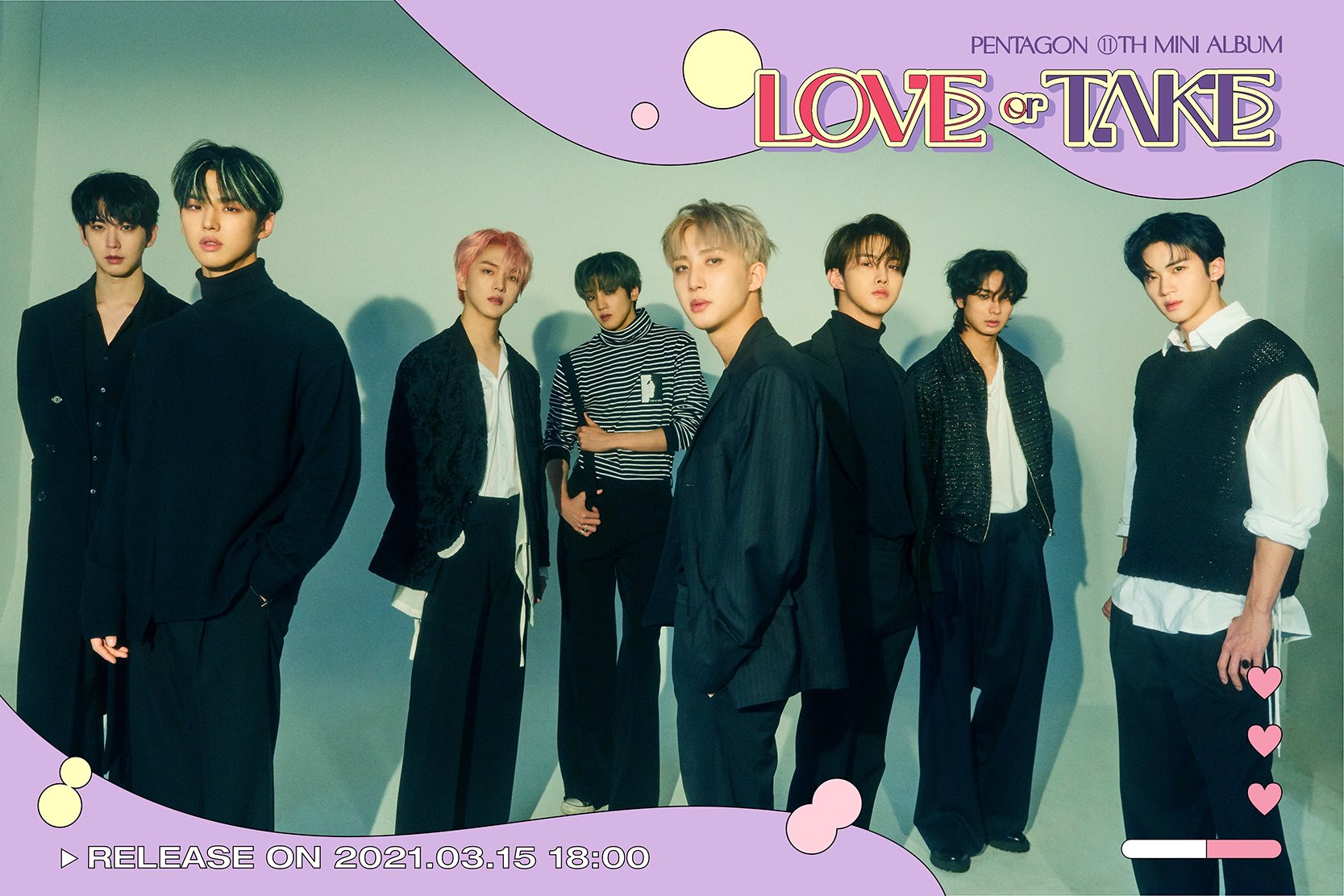 It's All About Love and Good Vibes in Pentagon's 'LOVE or TAKE